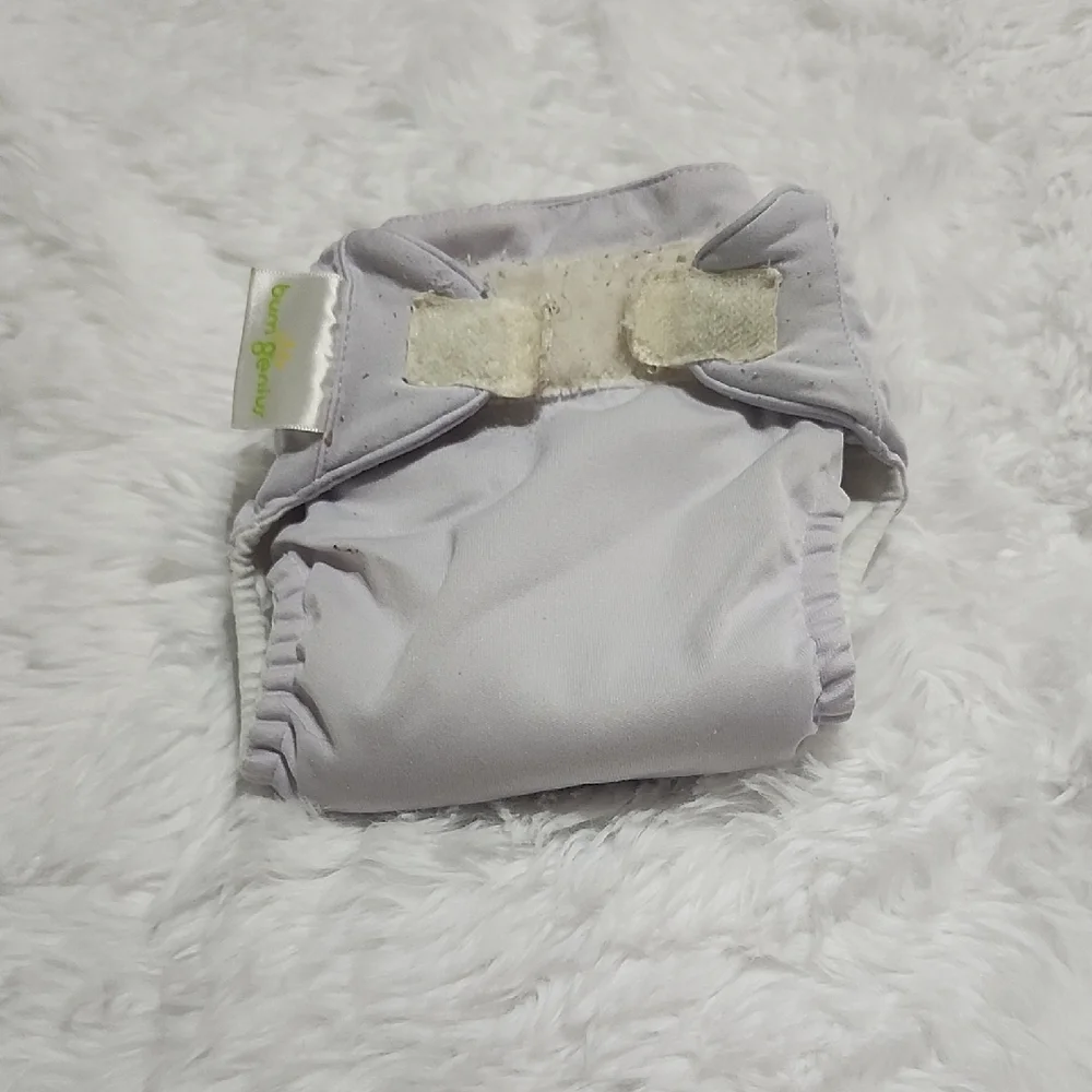 BumGenius Light Gray Diaper